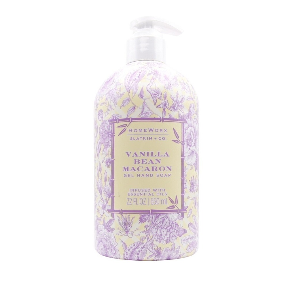 HomeWorx - Vanilla Bean Macaron Gel Hand Soap - 22 fl oz / 650 mL